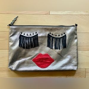 Betsey Johnson Lips and Lashes Purse